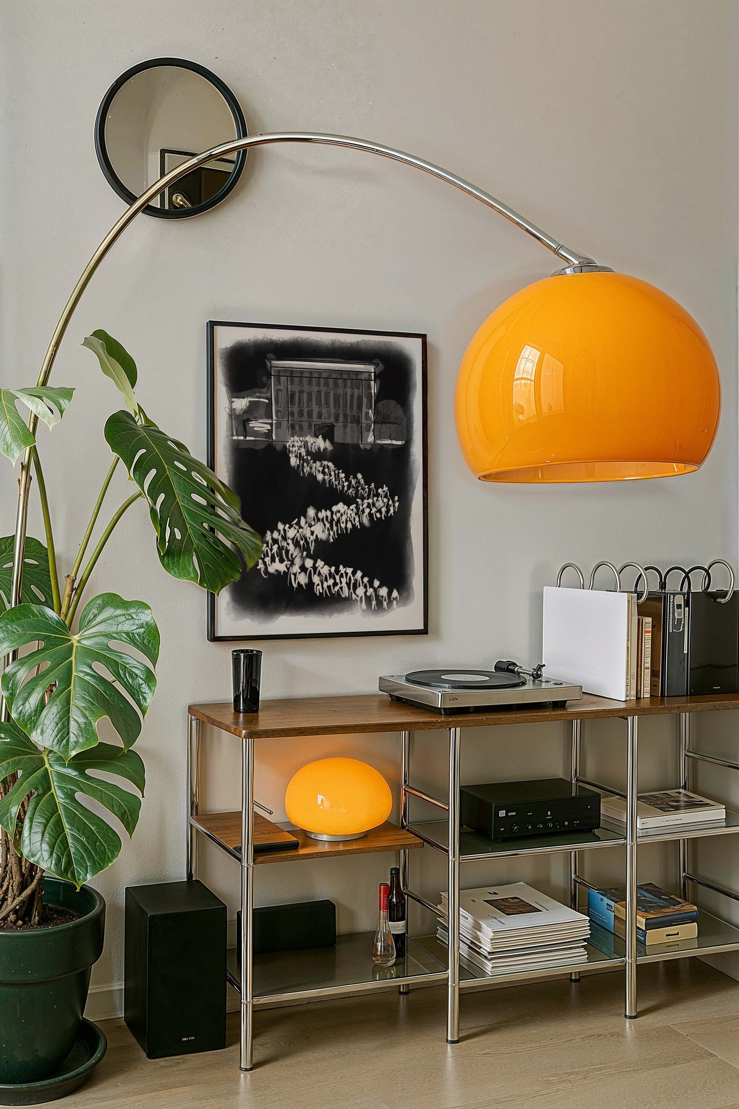 Berghain Queue Art Print by André Humeres