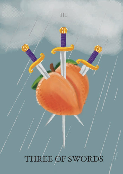 Three of Swords Art Print by André Humeres