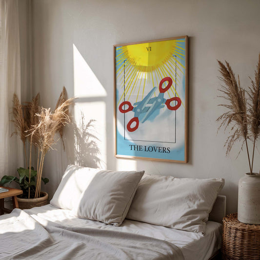 The Lovers: Scissors Art Print by André Humeres