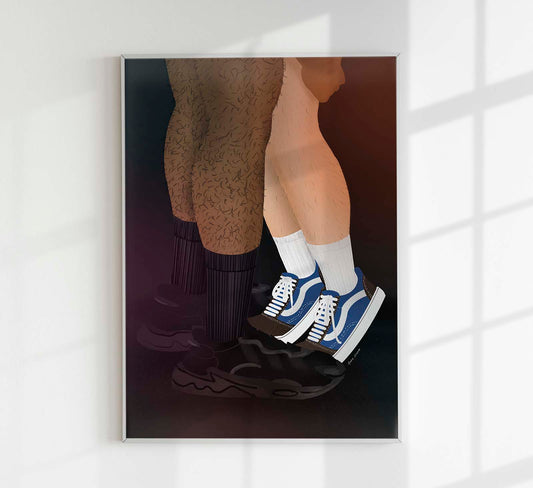 Club Embrace Art Print by André Humeres