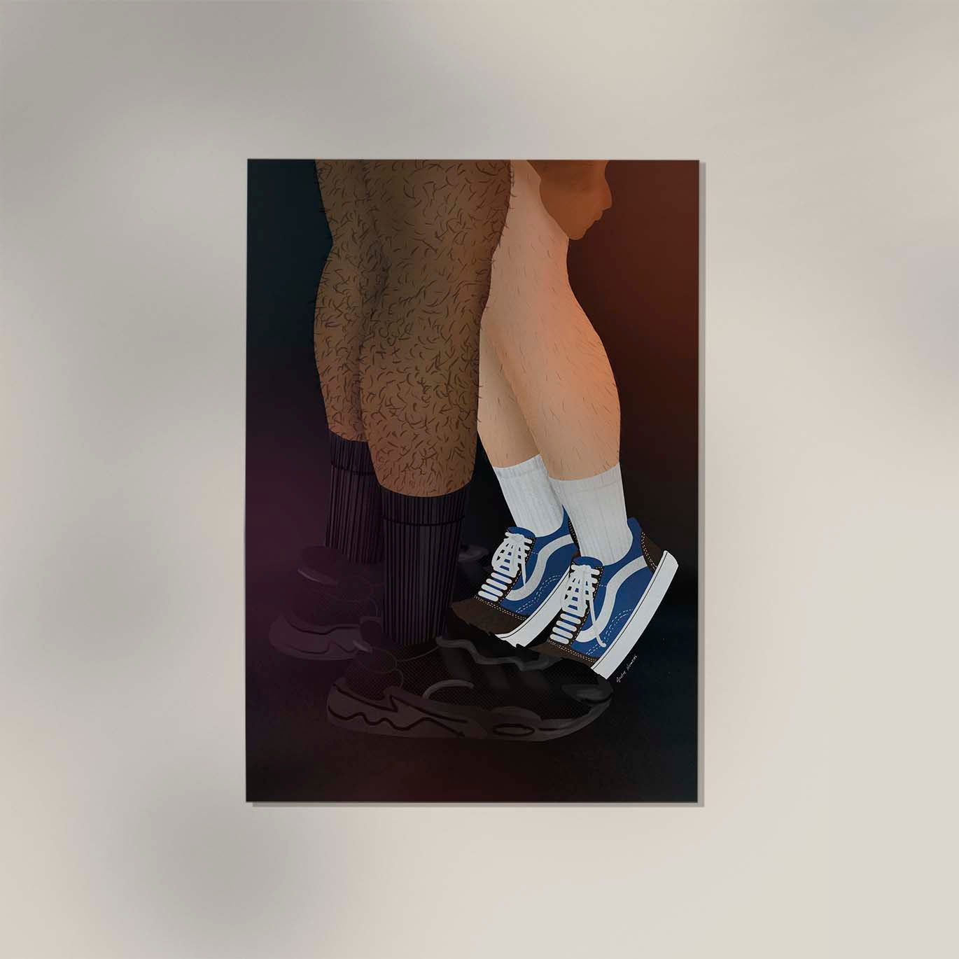 Club Embrace Art Print by André Humeres