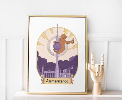 Berlin Bear Art Print by Alemanizando