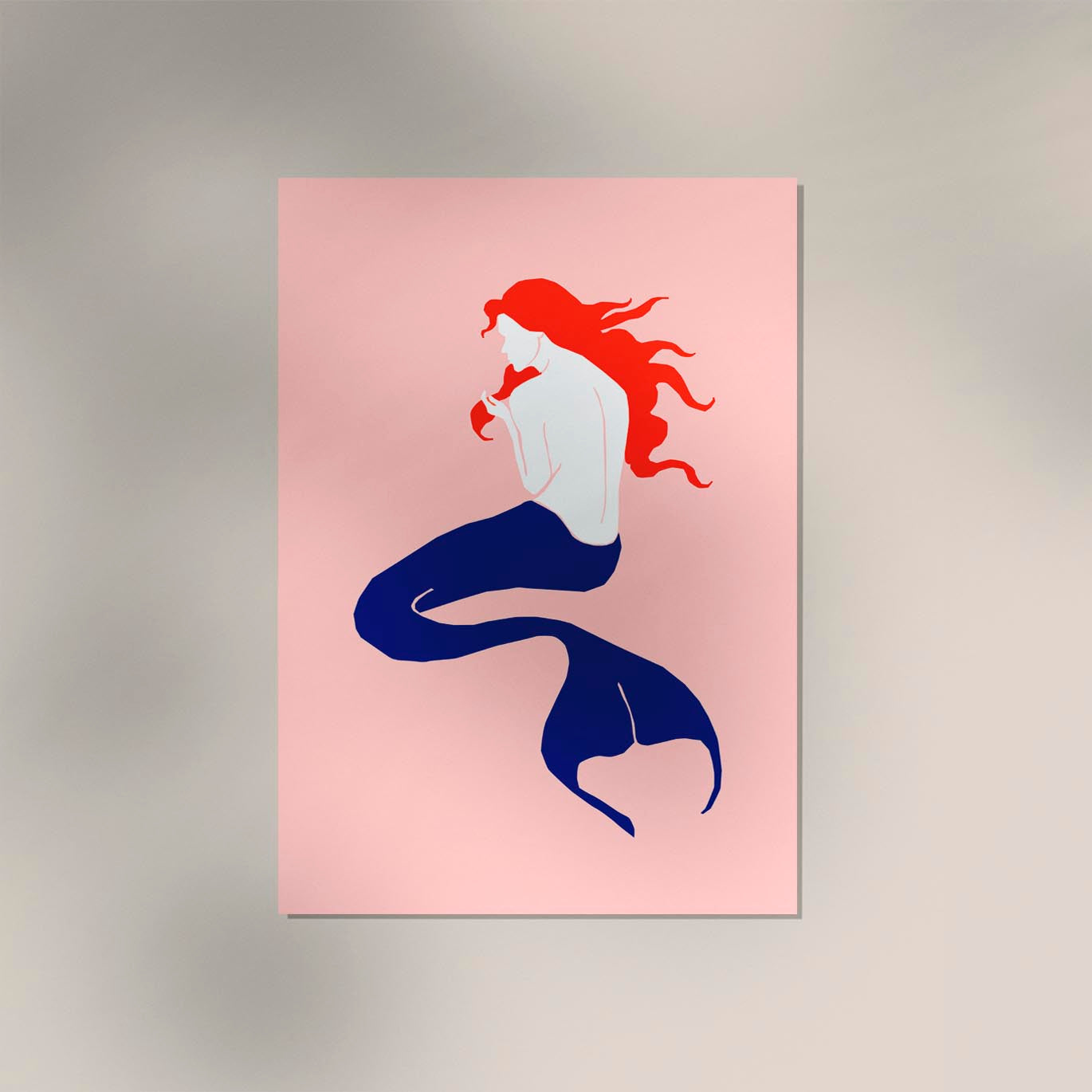 Mermaid Pink Poster