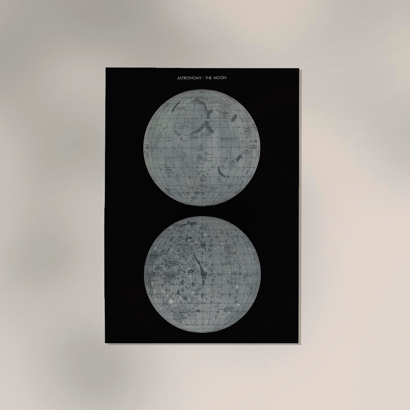 Astronomy - The Moon Celestial Poster