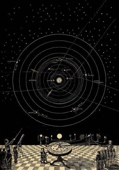 Space Curiosity Astronomy Poster