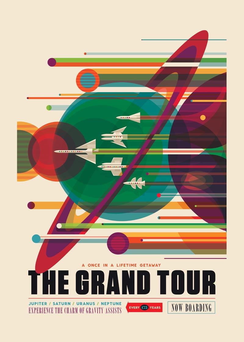 The Grand Tour Space Poster