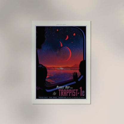 Planet Hop Space Poster