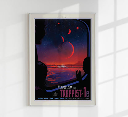 Planet Hop Space Poster