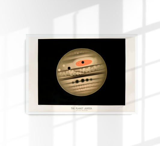 Jupiter by Trouvelot Astronomical Poster