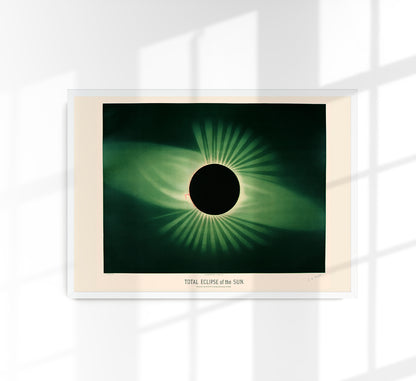 Total Solar Eclipse Astronomical Poster
