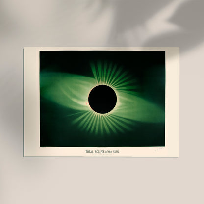 Total Solar Eclipse Astronomical Poster