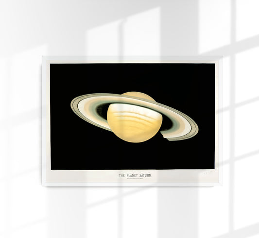 Saturn by Trouvelot Astronomical Poster