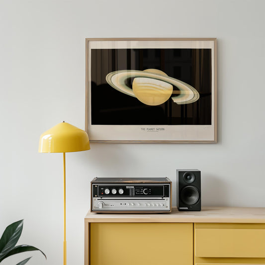 Saturn by Trouvelot Astronomical Poster