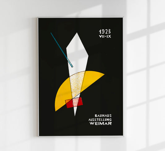 Bauhaus Ausstellung Weimar 1923 Poster by László Moholy-Nagy