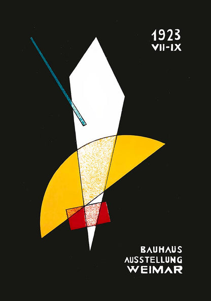 Bauhaus Ausstellung Weimar 1923 Poster by László Moholy-Nagy