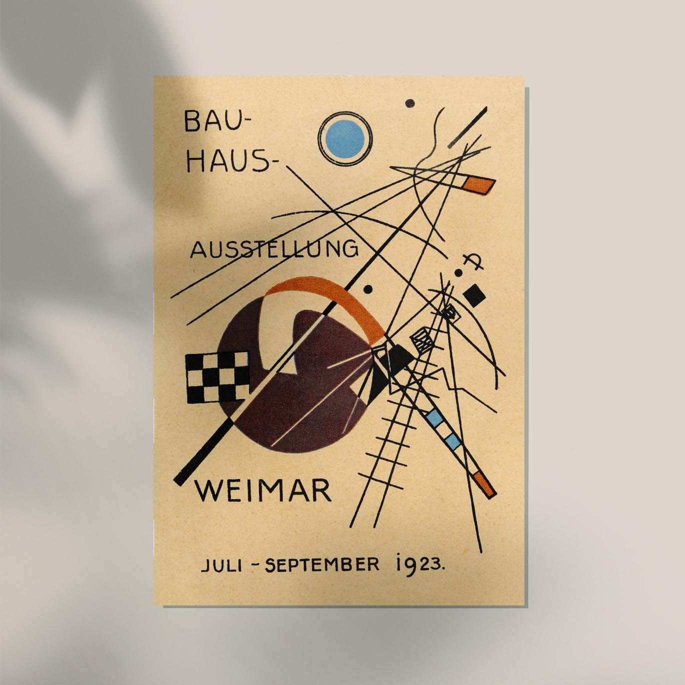 Bauhaus Ausstellung 1923 Weimar Poster by Wassily Kandinsky