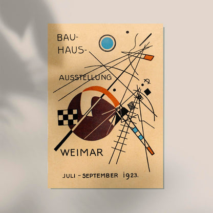 Bauhaus Ausstellung 1923 Weimar Poster by Wassily Kandinsky