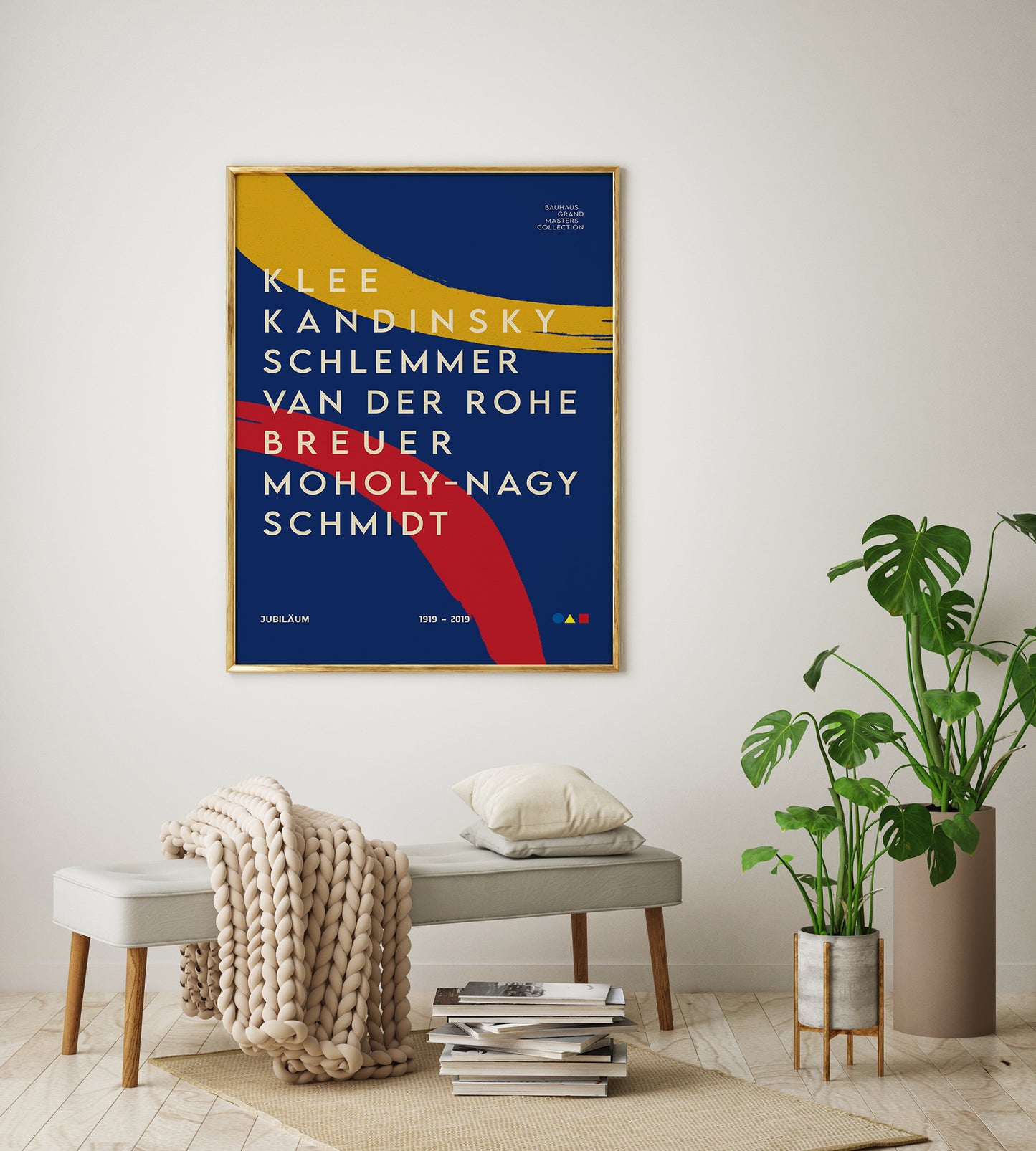 Bauhaus Grand Master Collection in Blue Poster