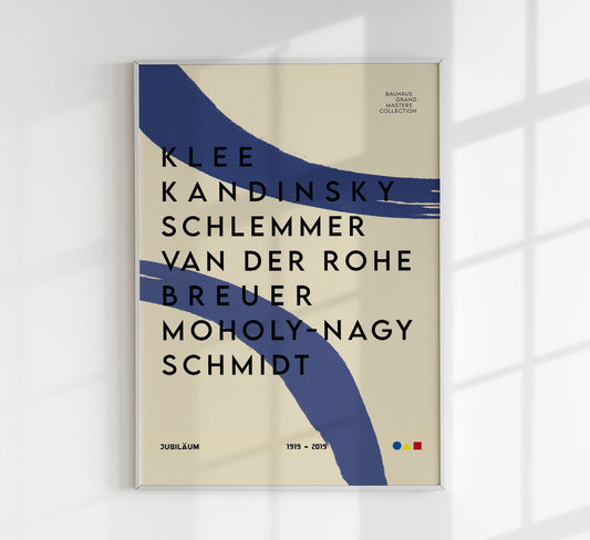 Bauhaus Grand Master Collection Poster