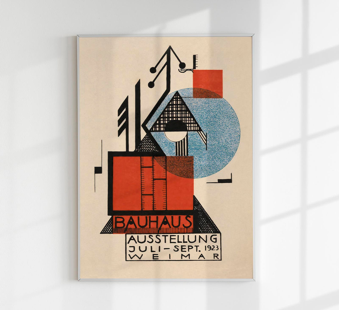 Bauhaus 1923 Weimar Exhibition by Rudolf Baschant Art Poster