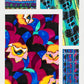 Colorful vintage art deco pattern n. 13 by Édouard Bénédictus