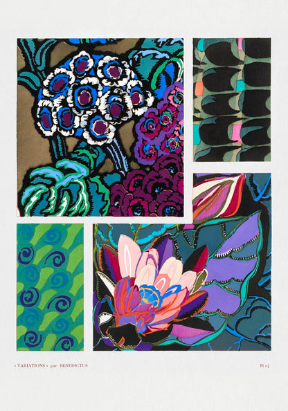 Vintage floral motifs n. 12 by Édouard Bénédictus