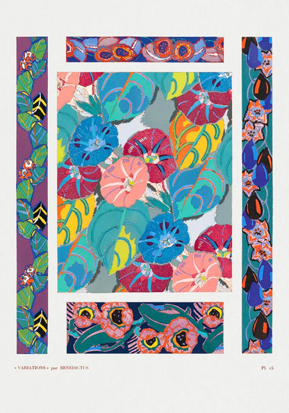 Vintage floral motifs n. 15 by Édouard Bénédictus