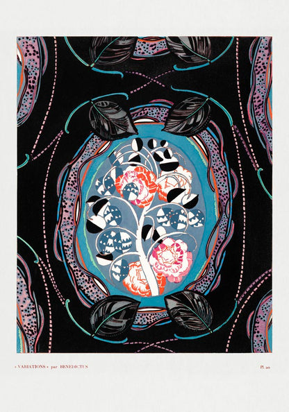 Vintage floral motifs n. 20 by Édouard Bénédictus