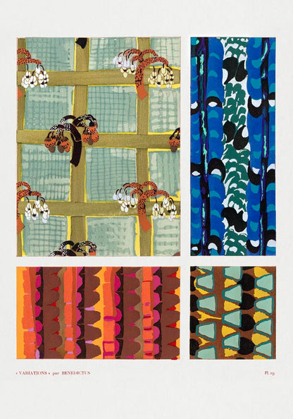 Vintage geometric motifs n. 19 by Édouard Bénédictus