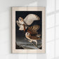 Barn Owl from Birds of America Poster