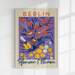 Berlin Plants and Flowers Purple Graphic Art Poster