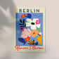 Berlin Plants and Flowers Colorful Graphic Art Poster