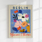 Berlin Plants and Flowers Colorful Graphic Art Poster