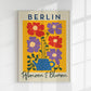 Berlin Plants and Flowers Yellow Graphic Art Poster