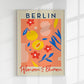 Berlin Plants and Flowers Salmone Berlino Art Poster