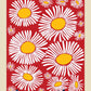 Berlin Plants and Flowers Daisy Red Art Poster