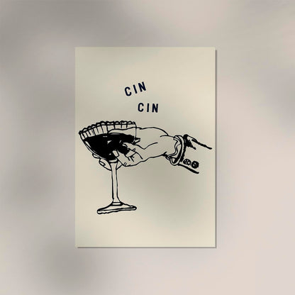 Cin Cin Art Poster