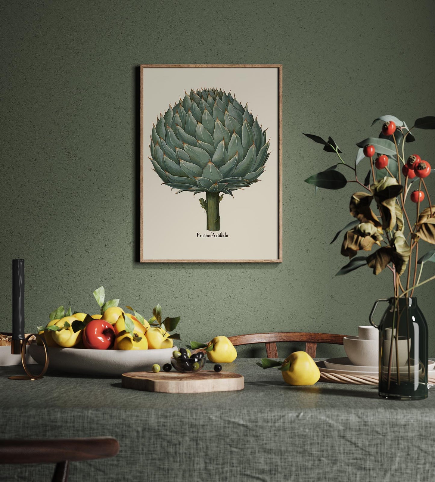 Artichoke Beige Poster