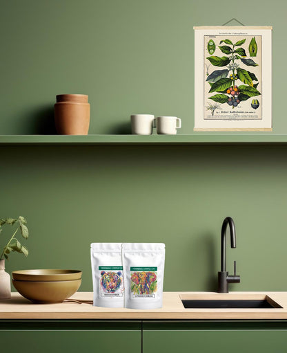 Bilder & Breakfast Gift Set - A3 Canvas Print & Special Coffee by Morning Coffee Co