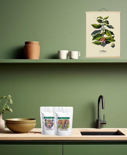 Bilder & Breakfast Gift Set - A3 Canvas Print & Special Coffee by Morning Coffee Co