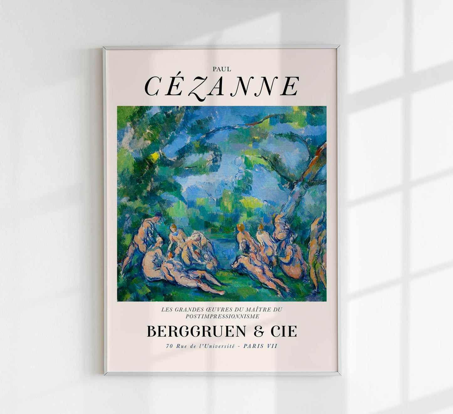 The Bathers Paul Cézanne Exhibition Poster