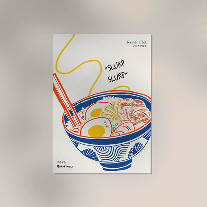 Ramen Club Graphic Art Poster