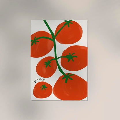 Tomate Pomodori Art Poster