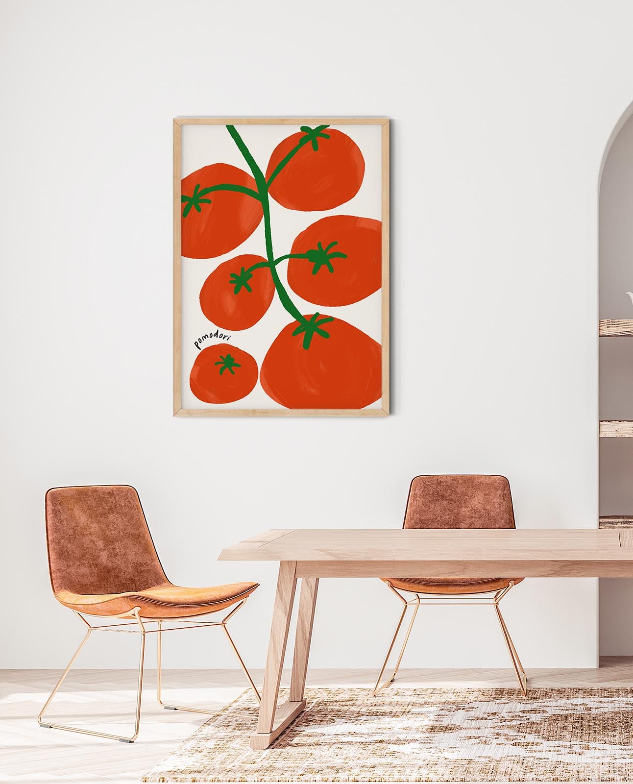 Tomate Pomodori Art Poster