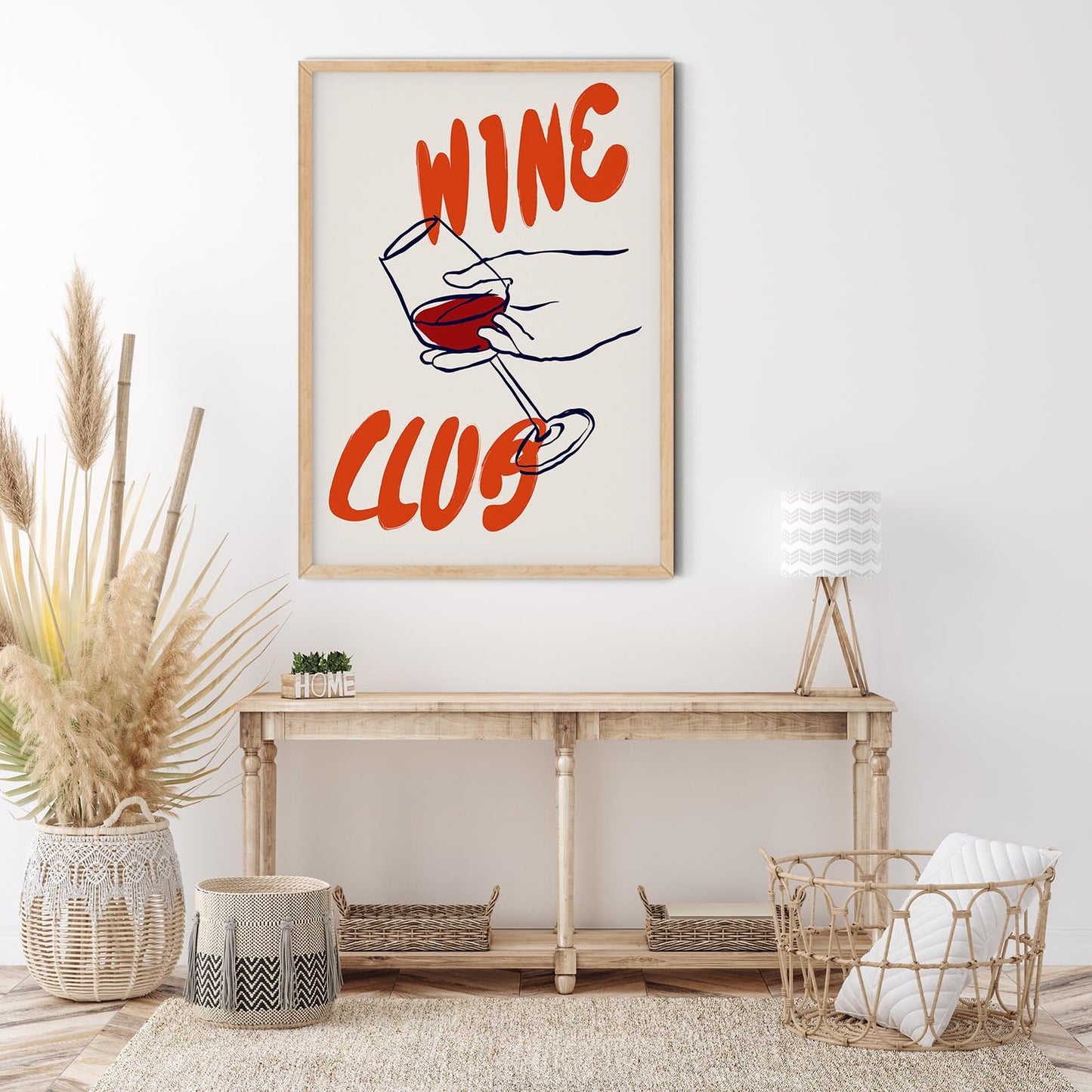 Wine Club Art Poster