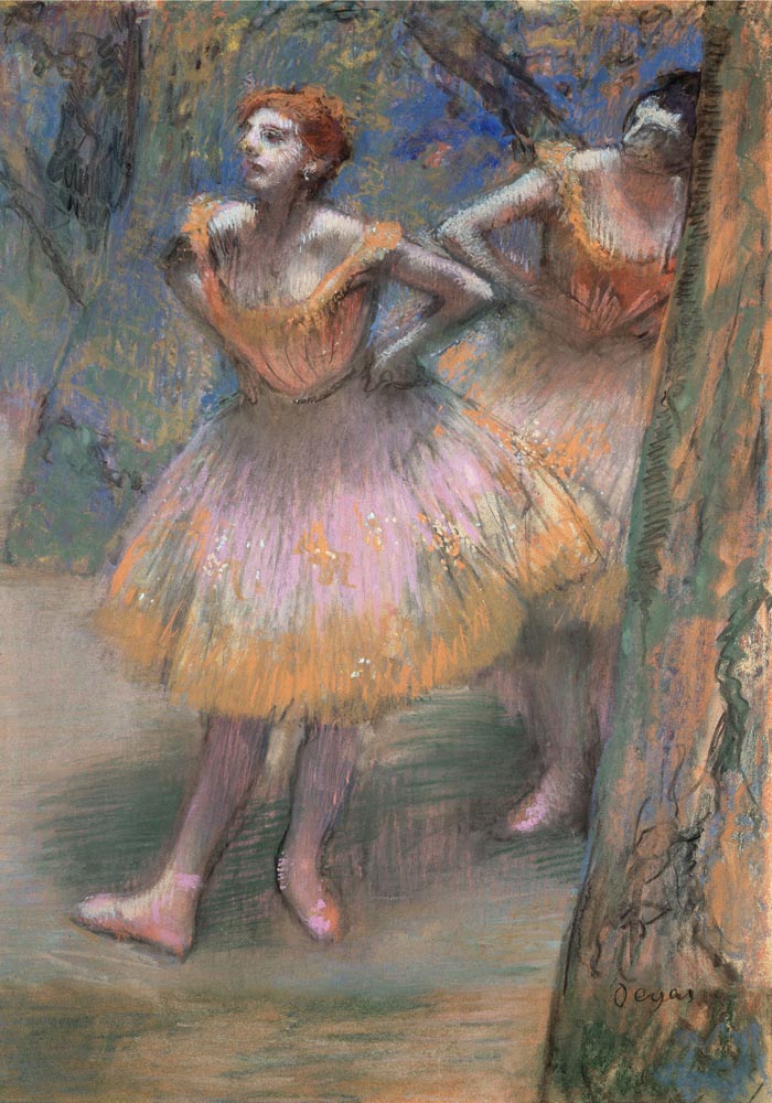 Two Dancers by Edgar Degas