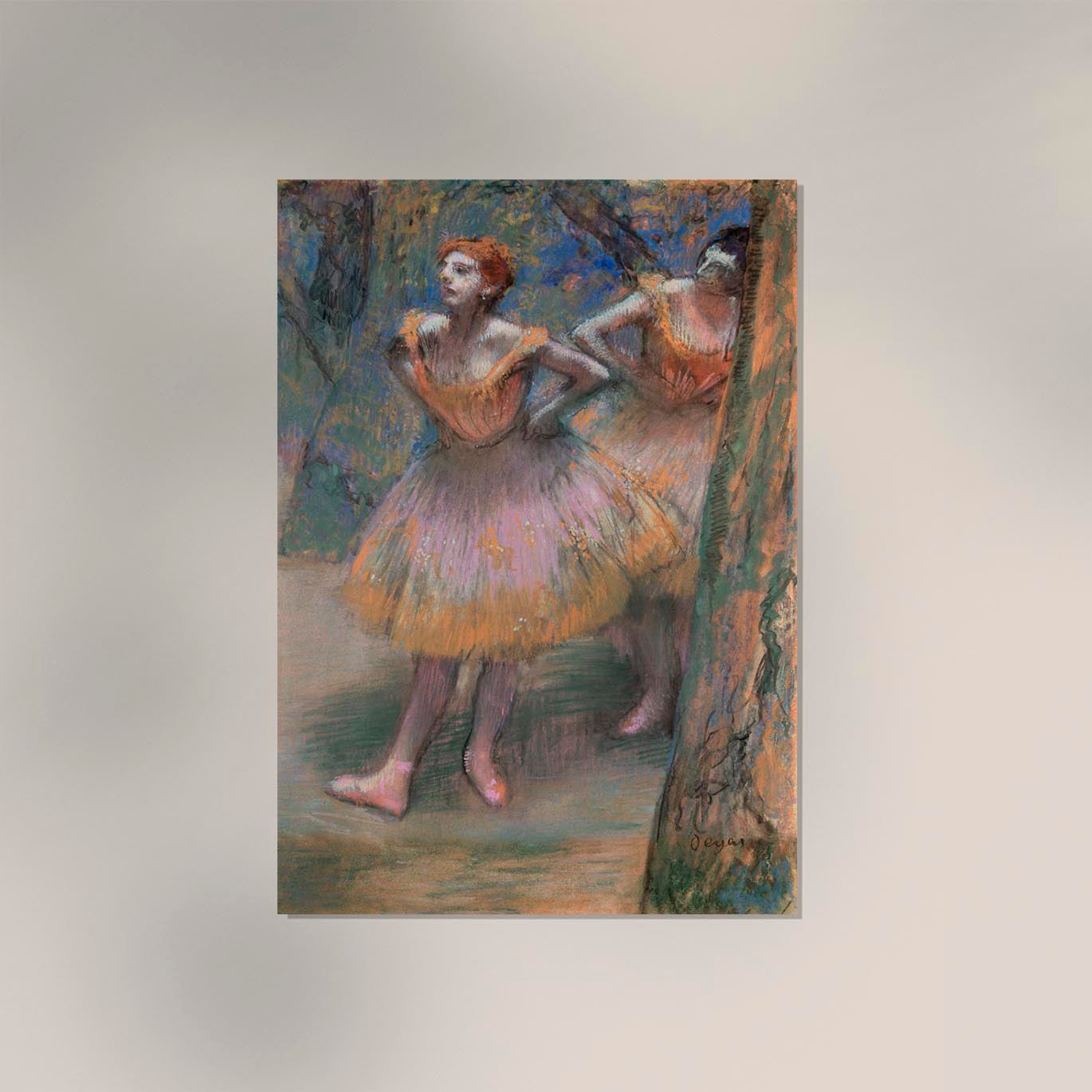 Two Dancers by Edgar Degas