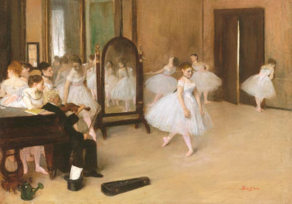 The Dancing Class by Edgar Degas