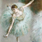 Dancer in Green by Edgar Degas