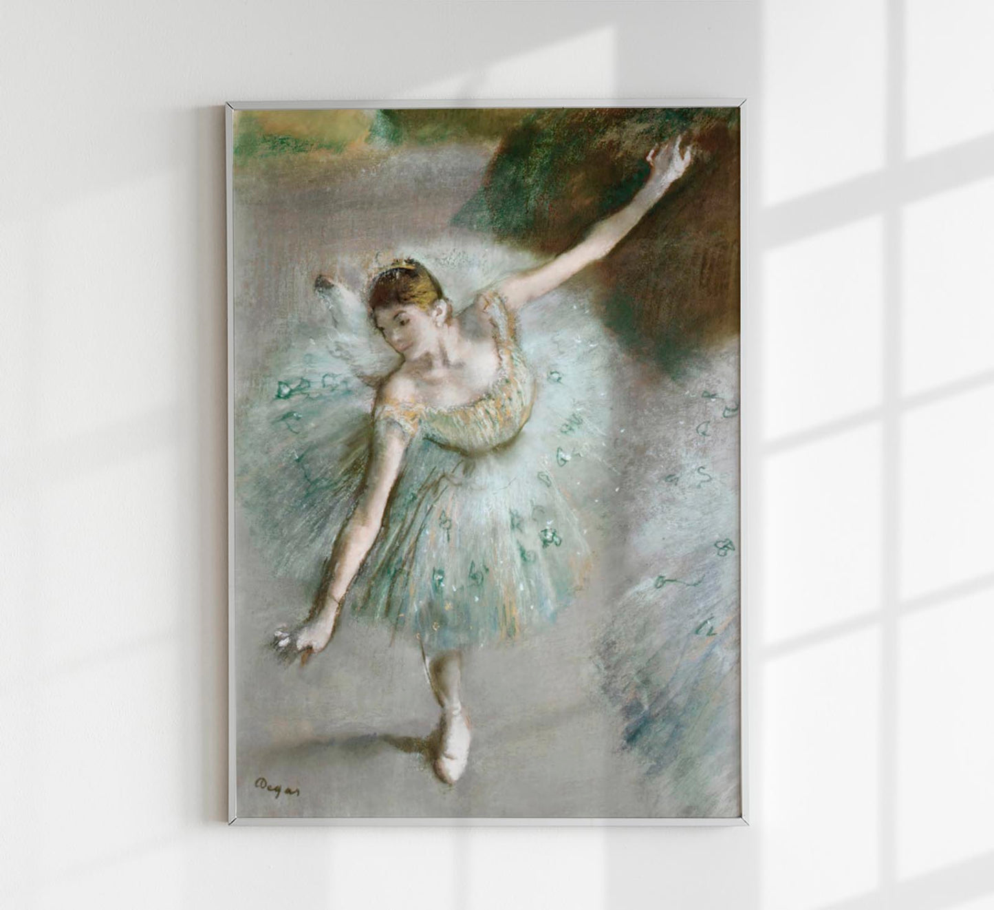 Dancer in Green by Edgar Degas